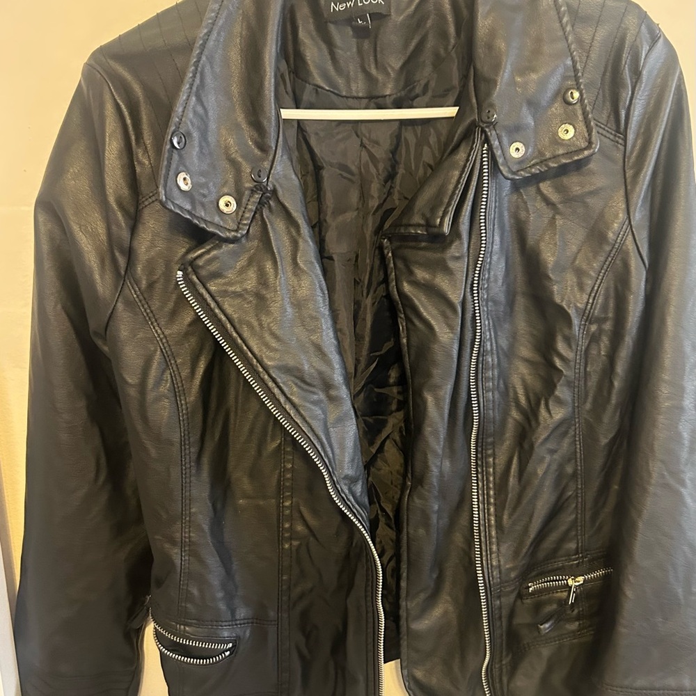 New Look Black Faux Leather Jacket